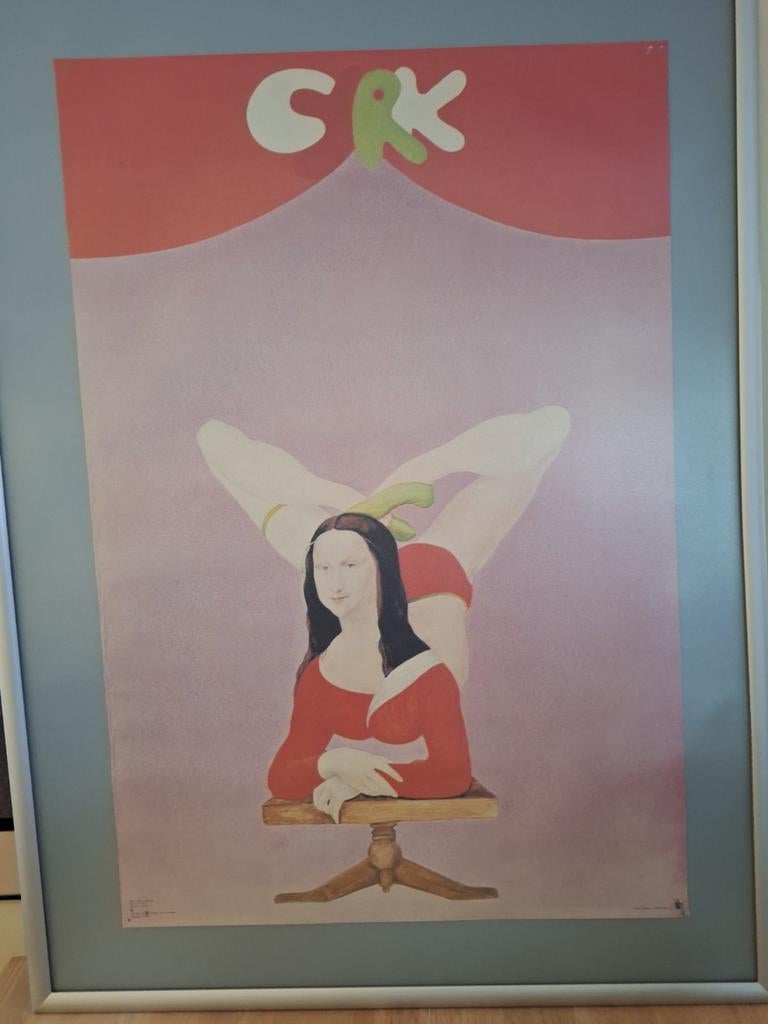 Originele vintage poster Cyrk Mona Lisa, Ophalen of Verzenden