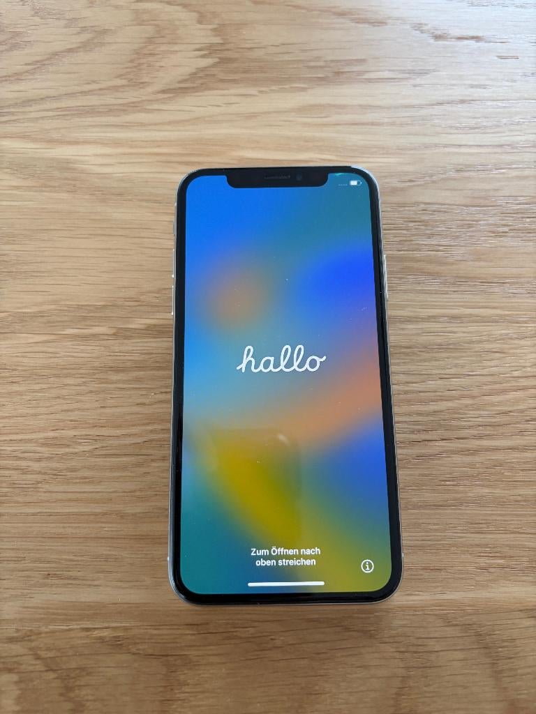 iPhone X      kl. wit, 80 %, Wit, IPhone X, Zo goed als nieuw
