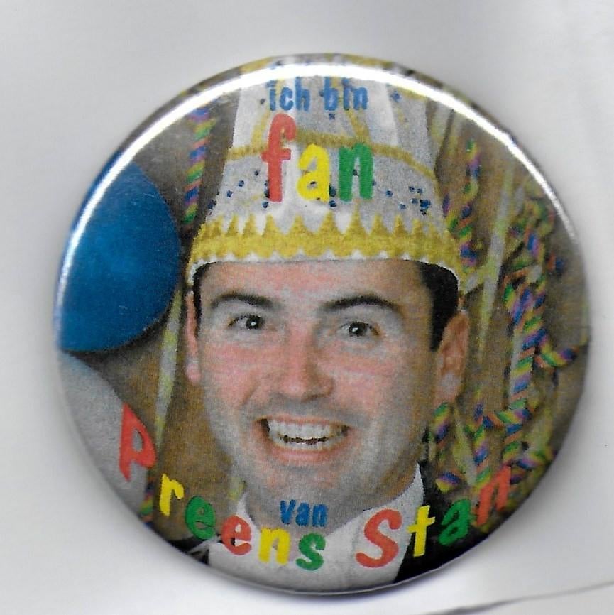 Button Preens Stan V.V. de Rogstaekers Weert( 3 ), Ophalen of Verzenden, Gebruikt, Overige onderwerpen