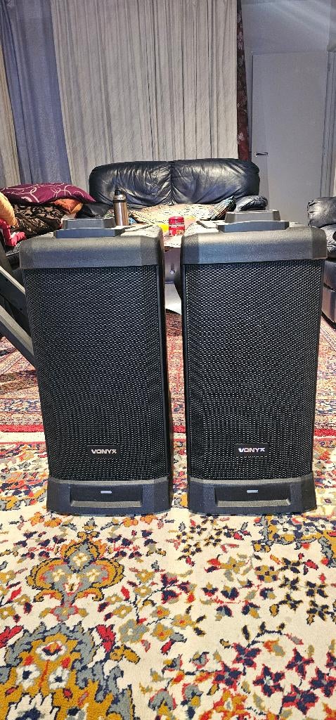 Speakers  vonyx vx 820, Audio, Tv en Foto, Luidsprekers, Zo goed als nieuw, 120 watt of meer, Front, Rear of Stereo speakers, Ophalen
