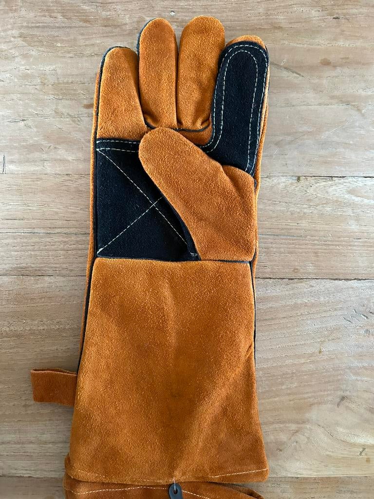 Suede BBQ handschoenen, Ophalen, Nieuw, Maat 52/54 (L), Handschoenen