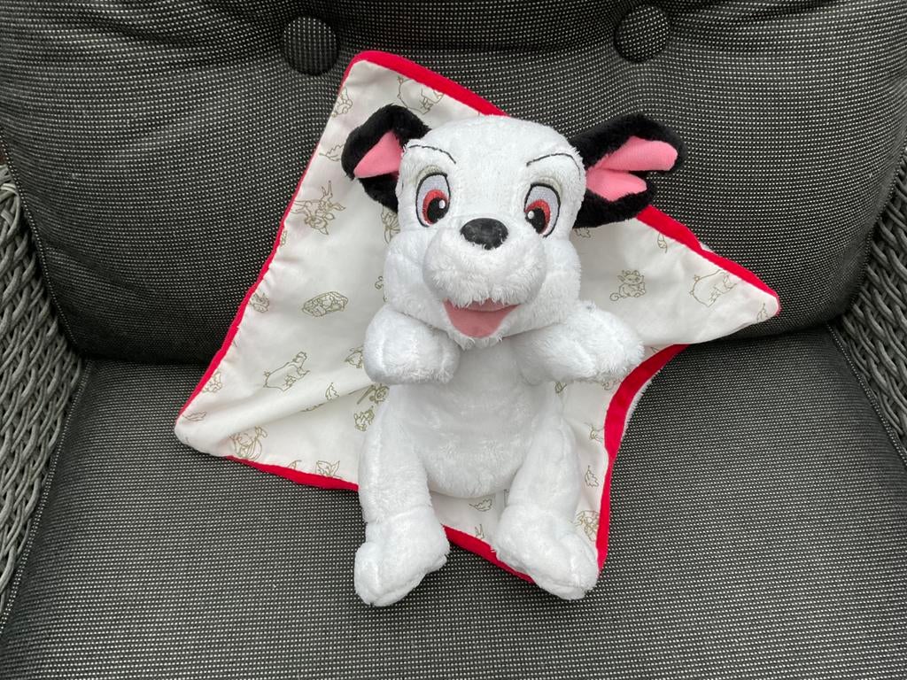 Nieuwe zgan Disney Dalmatier knuffel met lakentje dekentje, Ophalen, Nieuw, Knuffel