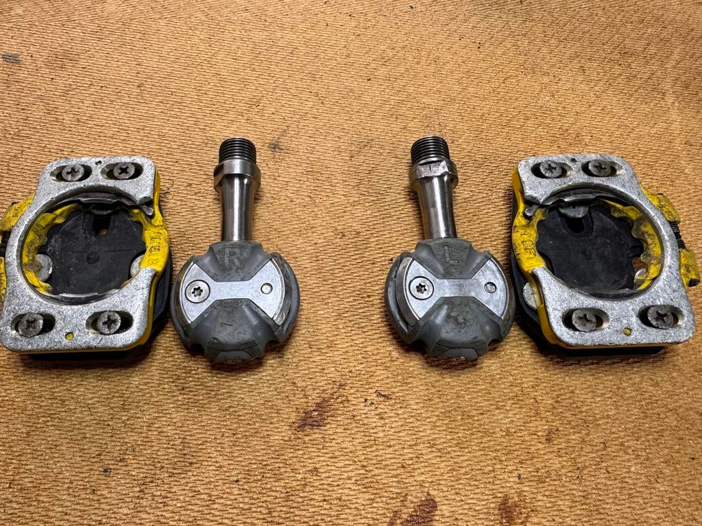 Speedplay Titanium pedalen incl plaatjes, Fietsen en Brommers, Ophalen, Gebruikt, Racefiets, Crankstel of Pedalen