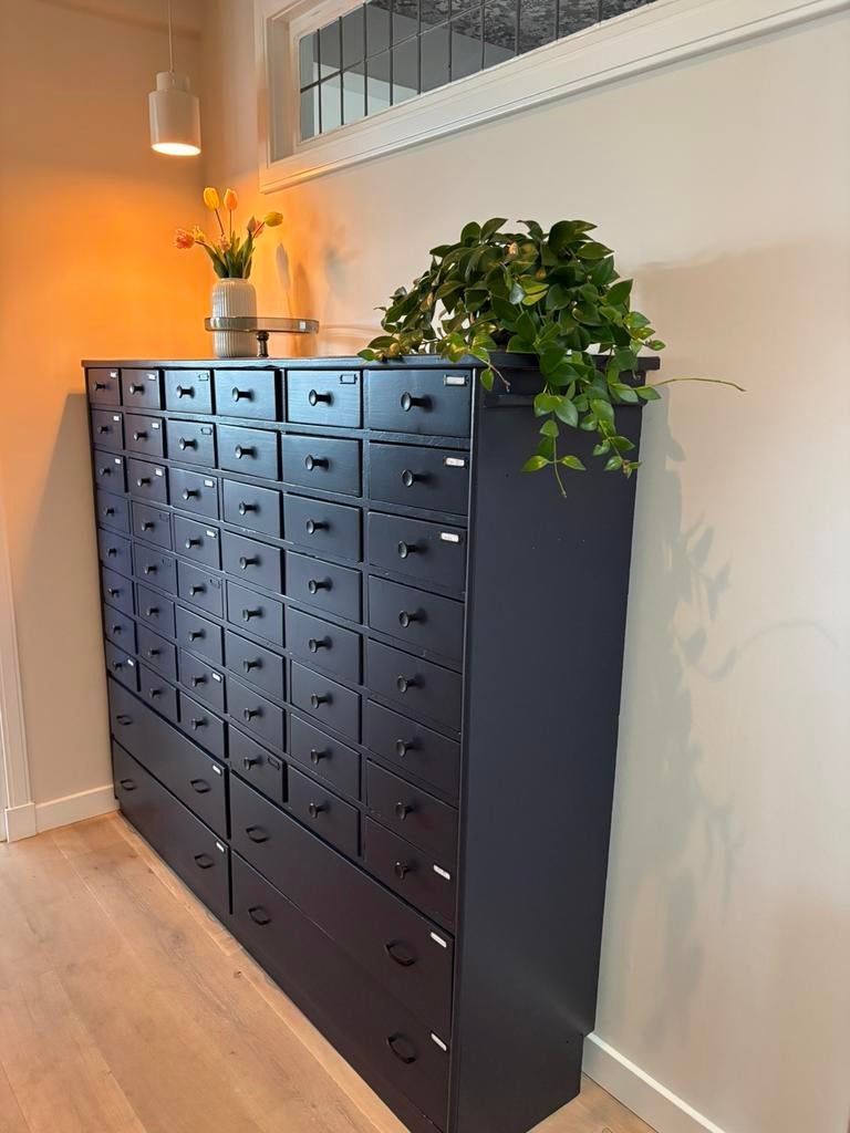 Apothekerskast ladekast, 5 laden of meer, 100 tot 150 cm, 150 tot 200 cm, Ophalen of Verzenden