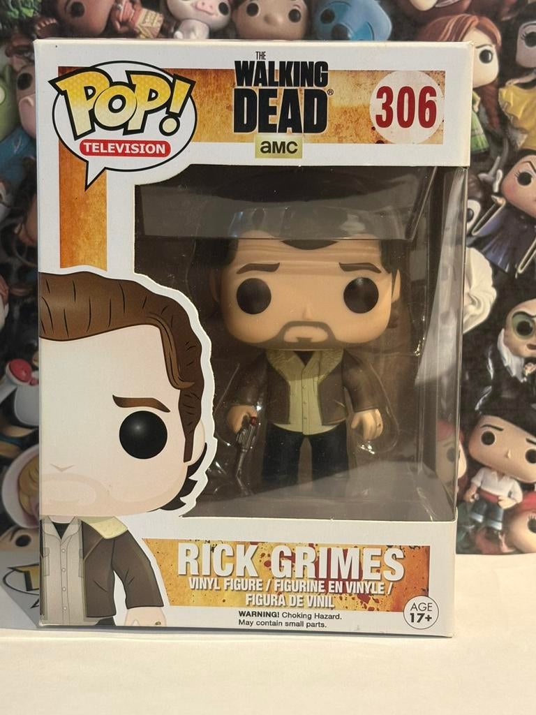 Funko pop Rick Grimes 306 the walking dead AMC television, Verzamelen, Poppetjes en Figuurtjes, Ophalen of Verzenden, Zo goed als nieuw