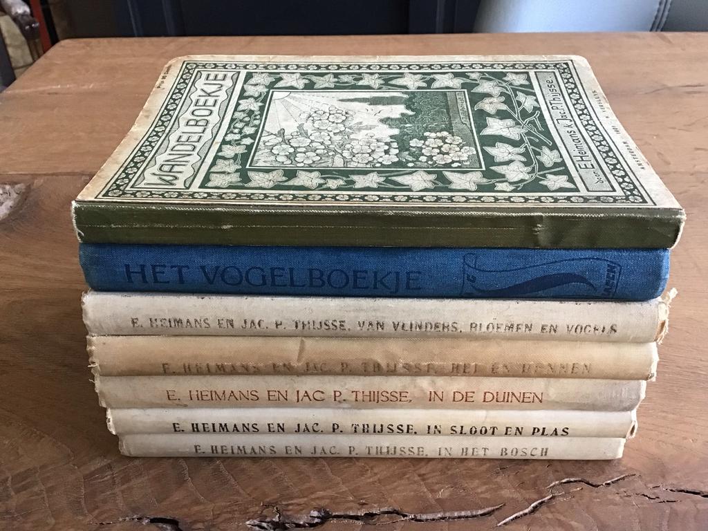 7 boekjes van Jac. P. Thijsse en E. Heimans, Ophalen of Verzenden, Gelezen