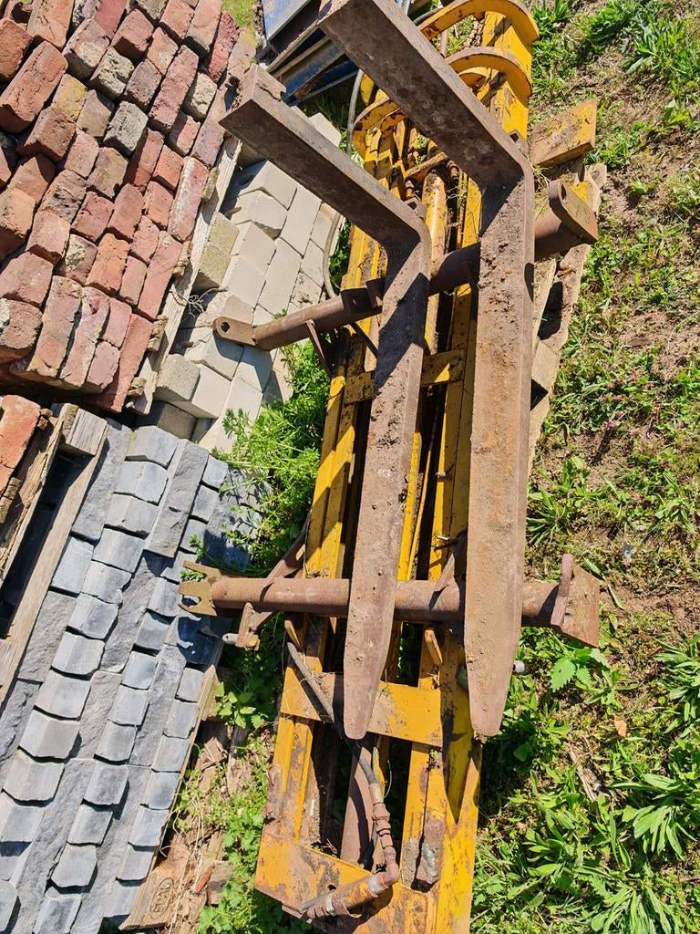 Heftruck mast voor tractor, Ophalen