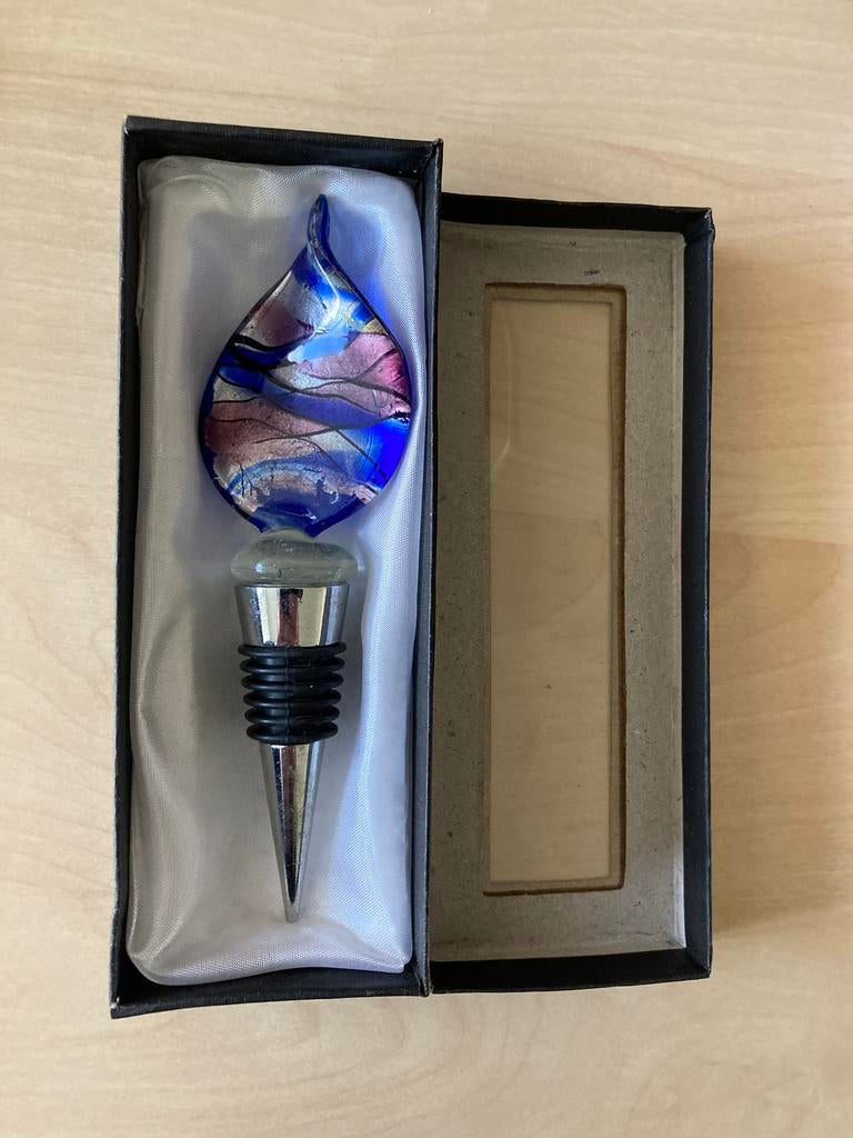 Handgeblazen wijn fles stopper, Ophalen of Verzenden, Nieuw