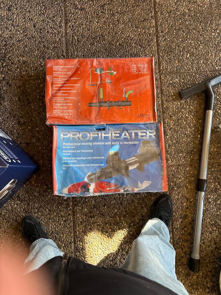 Vijver verwarmer met thermostaat, Tuin en Terras, Ophalen, Nieuw, Overige typen