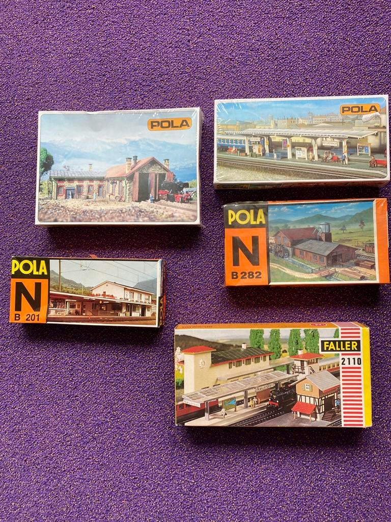 Faller en Polar vintage N spoor jaren zestig en zeventig nw, Hobby en Vrije tijd, Overige merken, Gelijkstroom of Wisselstroom