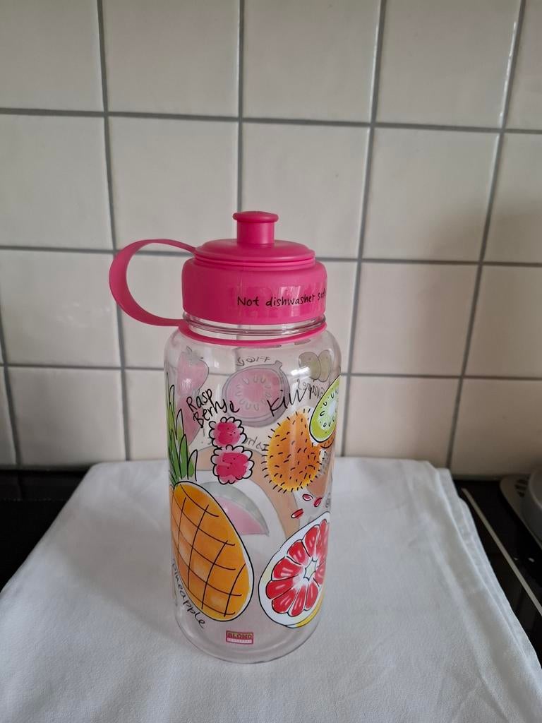 Leuke waterfles met fruitprint - Blond Amsterdam, Ophalen of Verzenden, Nieuw