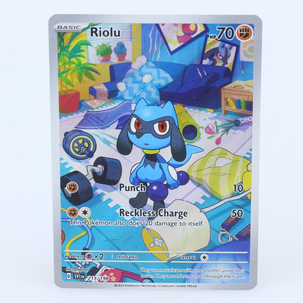 Pokemon Riolu (SVI 215) Near Mint, Pokemon, Zo goed als nieuw, Support@pokemon.com, The Pokémon Company
Roppongi Hills Mori Tower 8F
6-10-1 Roppongi, Minato-ku
Tokyo 106-6118
Japan