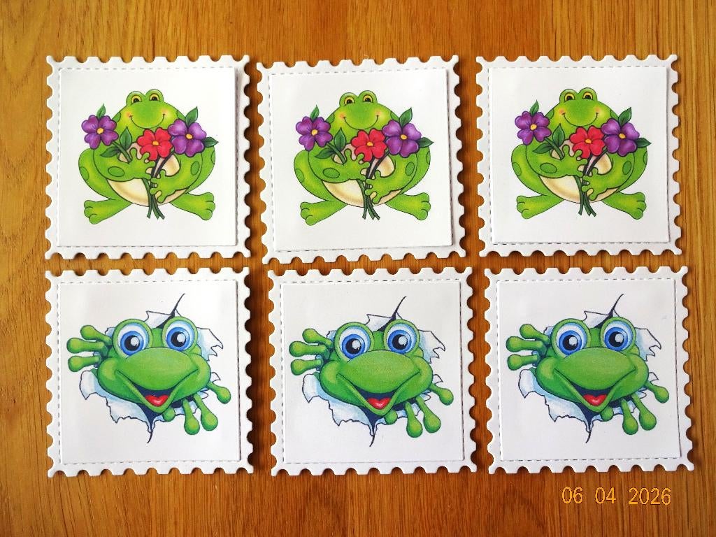 oplegkaartje met plaatje Kikker / opkikker per stuk € 0,50, Hobby en Vrije tijd, Kaarten | Zelf maken, Ophalen of Verzenden, Nieuw