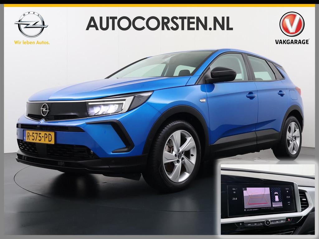 Opel Grandland 1.6T 225PK PHEV AUT-8 Nieuwe-Model Navi Ecc A, Stof, 4 cilinders, Blauw, 1601 cc
