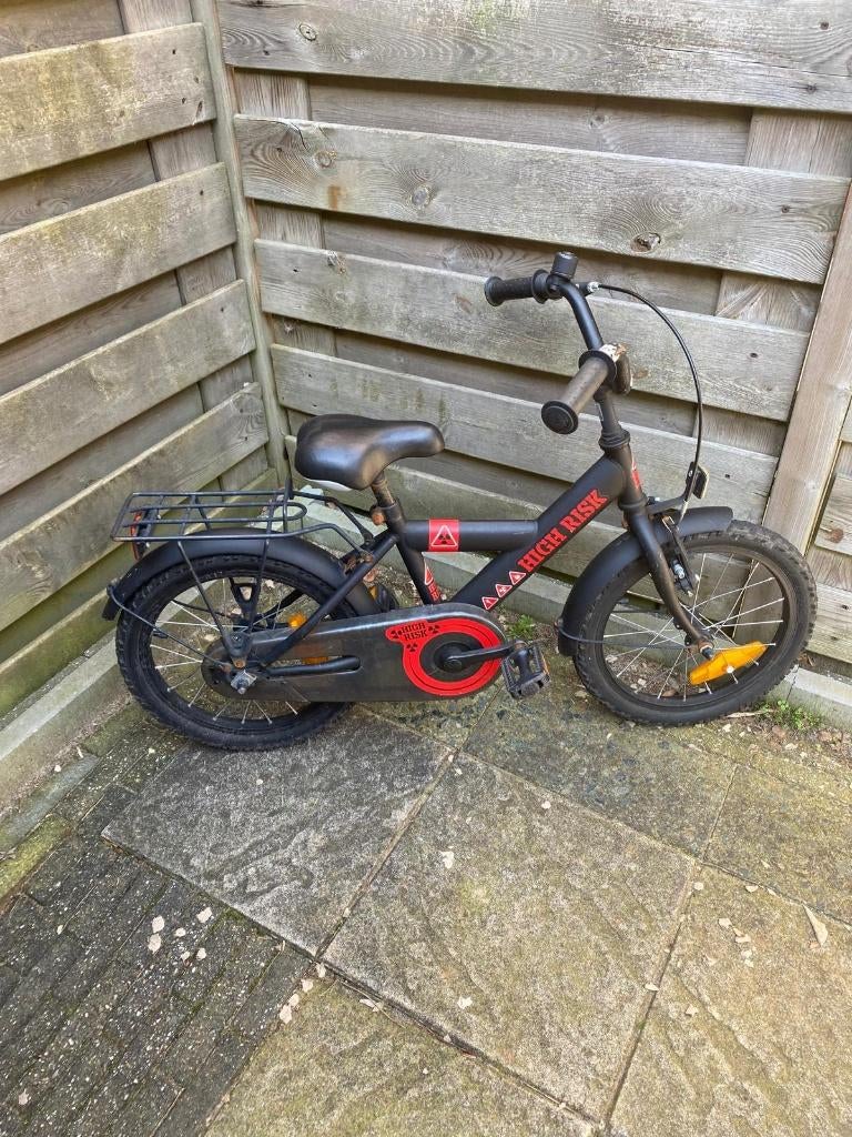 BIKE FUN HIGH RISK 16 inch fietsje 16" goed functionerend, Ophalen, Gebruikt, 16 tot 20 inch, BIKE FUN