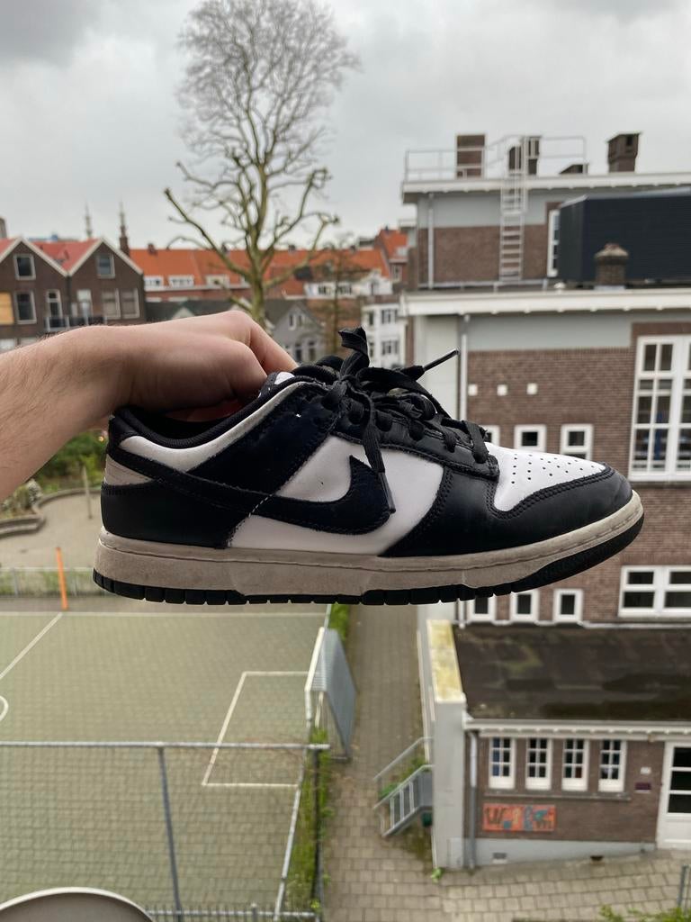 Nike Dunk Low Panda Sneakers, Ophalen of Verzenden, Gedragen, Zwart, Sneakers of Gympen