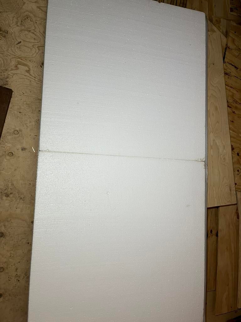 Piepschuim, Zo goed als nieuw, 15 m² of meer, Vloerisolatie, Piepschuim (Tempex)