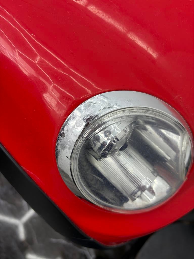 Rode Mini Cooper S kinderauto, Ophalen, Gebruikt, Afstandsbediening