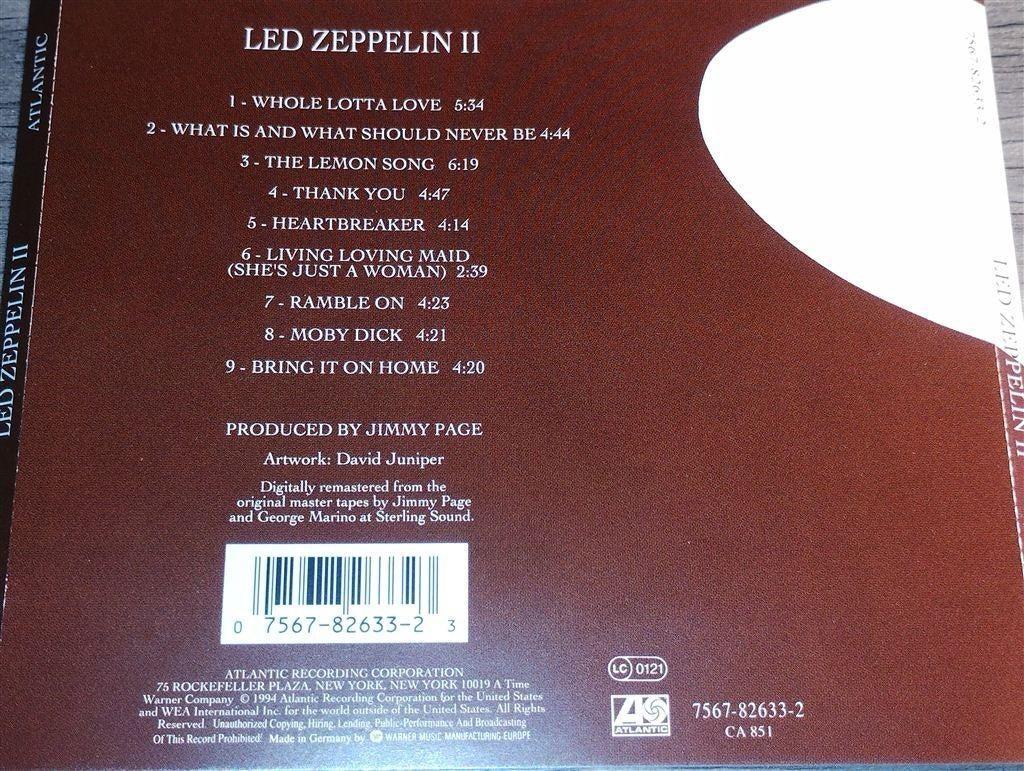 Led Zeppelin - Led Zeppelin II [Remastered], Ophalen of Verzenden, Zo goed als nieuw, Poprock