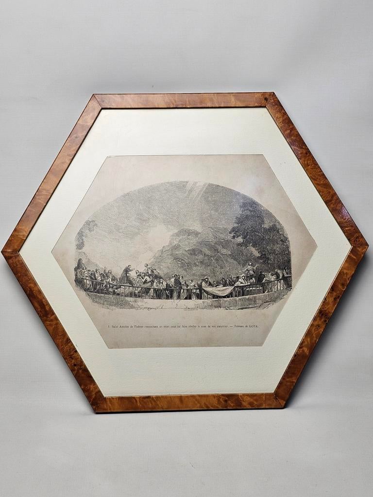 % Reproductie Goya: saint antoine de padoue, Ophalen