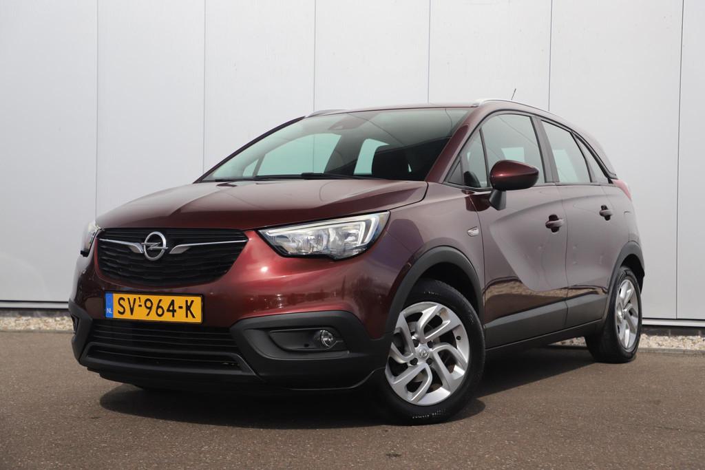 Opel Crossland X 1.2 Online Edition Navigatie Airco Cruise P, Voorwielaandrijving, Gebruikt, 1199 cc, Met garantie (alle)