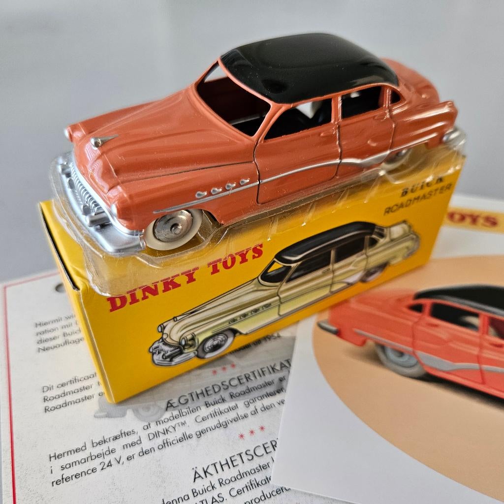 DINKY TOYS/ATLAS: BUICK ROADMASTER, nr. 24V, Ophalen of Verzenden, Zo goed als nieuw, Auto, Dinky Toys