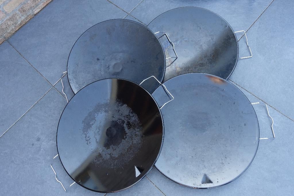 Losse Cadac skottelbraai BBQ onderdelen pan + Branders + Tas, Ophalen of Verzenden, Gebruikt