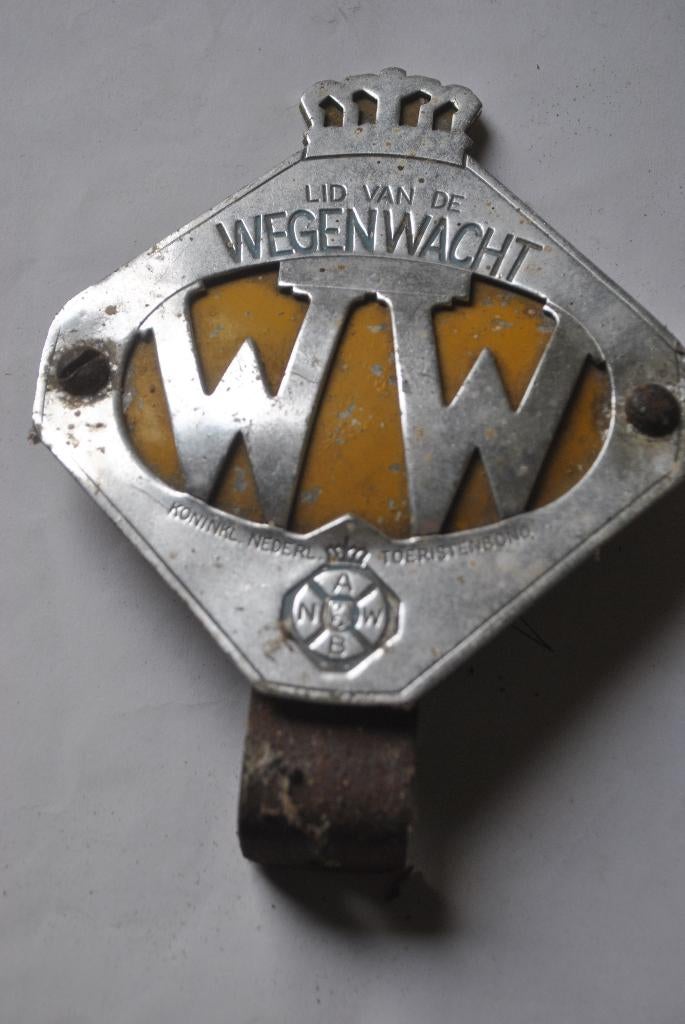 Lid van de anwb wegenwachtplaatje, Ophalen of Verzenden, Gebruikt, Motoren