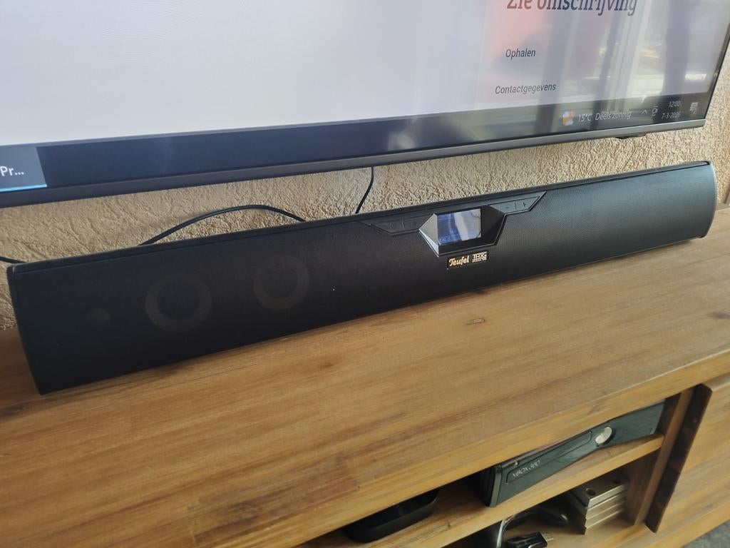Teufel Cinebar Pro THX, Ophalen, Met externe subwoofer, Gebruikt
