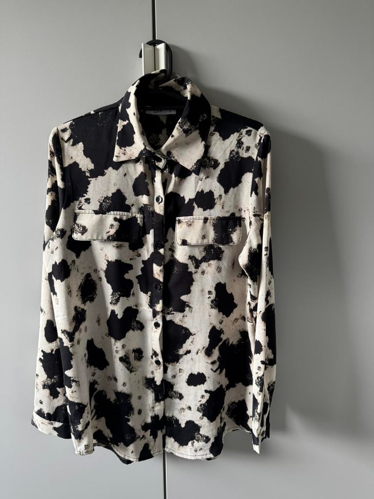 Blouse / Unika/ Maat S, Kleding | Dames, Ophalen of Verzenden, Zo goed als nieuw, Maat 36 (S), Beige