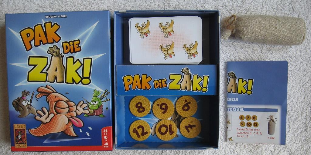 Pak die ZAK ! (van Wolfgang Kramer) 999 Games, Hobby en Vrije tijd, Gezelschapsspellen | Kaartspellen, Zo goed als nieuw, Ophalen of Verzenden
