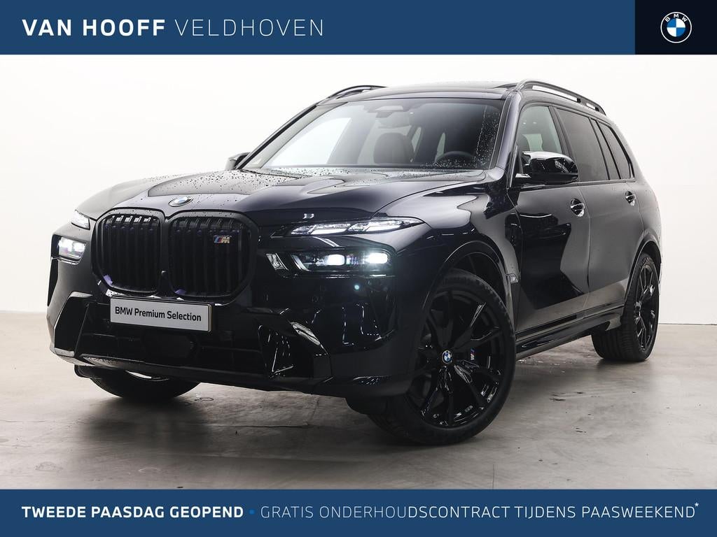 BMW X7 M60i xDrive High Executive M Sport Automaat / Trekhaa, 4395 cc, 7 stoelen, Zwart, Vierwielaandrijving