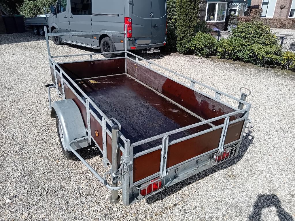 Aanhanger 750 kg 250 x 130 cm zéér goede staat!, Ophalen, Gebruikt