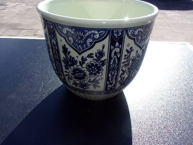 bloempot M 16 delfts blauw, Antiek en Kunst, Antiek | Keramiek en Aardewerk, Ophalen of Verzenden