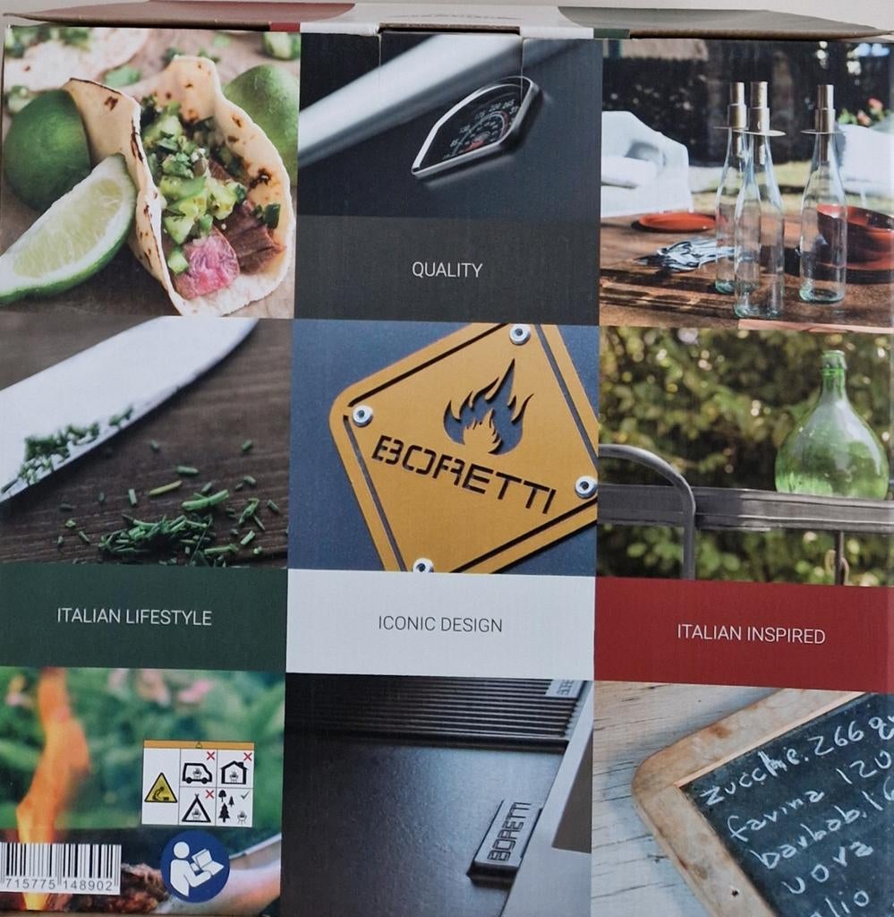Boretti Terzo BBQ - Nieuw in Doos - Laatste BBQ op voorraad, Ophalen, Nieuw, Boretti