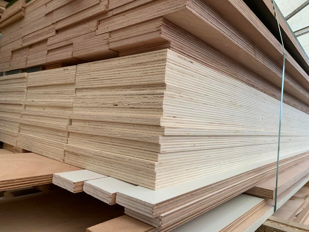 Plaatmateriaal, stroken, platen, Okoume mdf betonplex, Ophalen, Nieuw