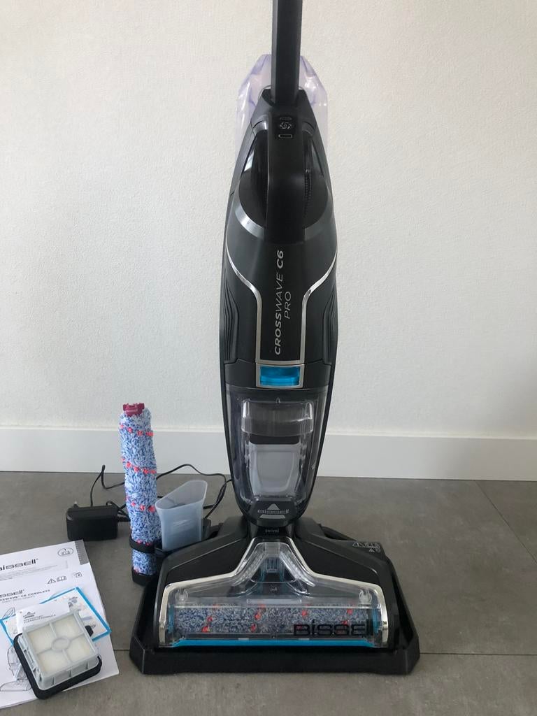 Bissel Crosswave C6 Pro ZGAN Vloerreiniger, Witgoed en Apparatuur, Stofzuigers, Ophalen, Zo goed als nieuw