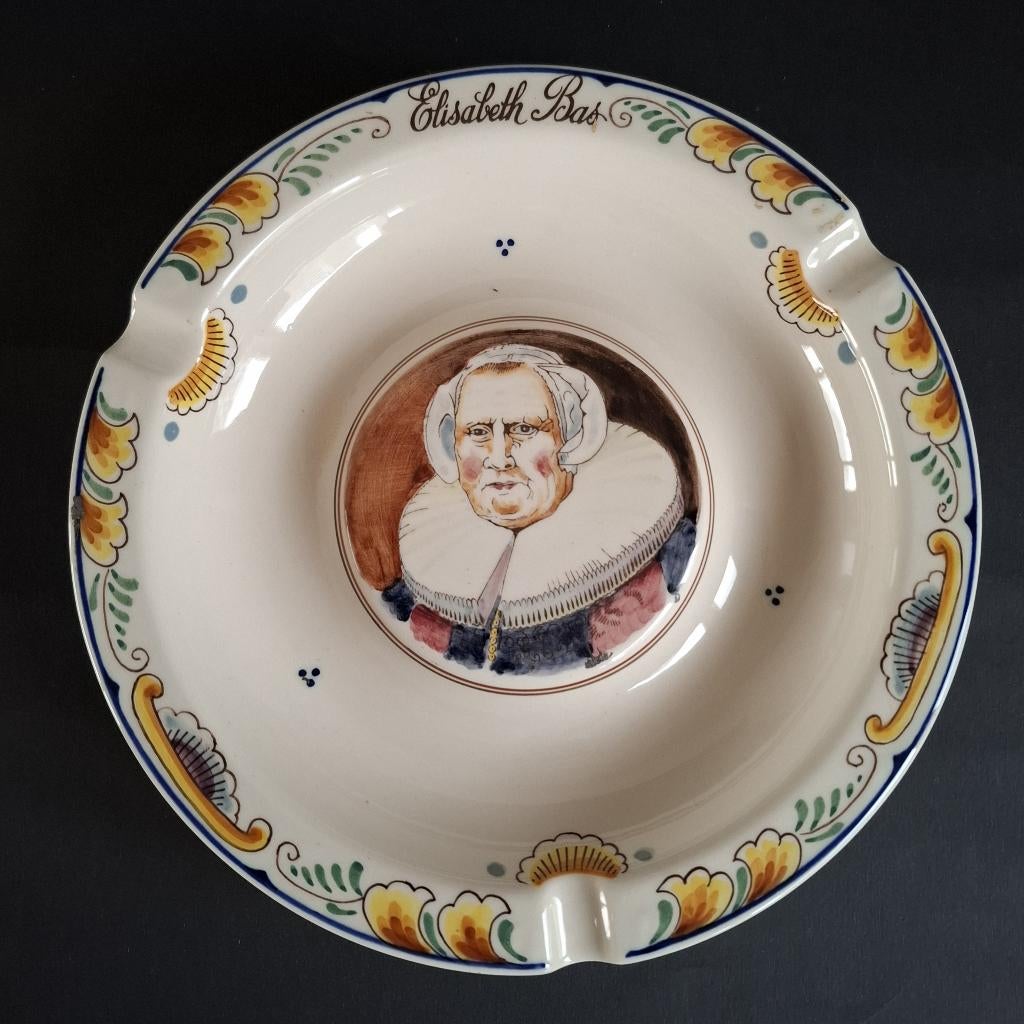 klassieke asbak van tabaksmerk Elisabeth Bas uit 1961, Ophalen of Verzenden