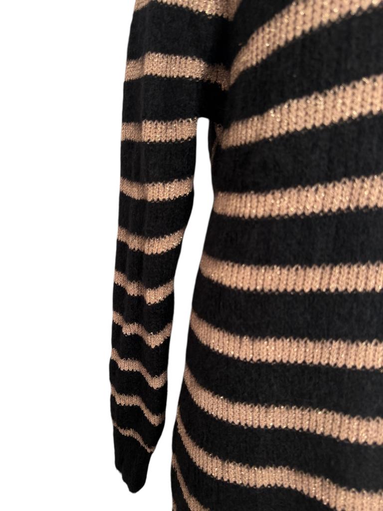 Sezane jurk S, Zwart, Ophalen of Verzenden, Zo goed als nieuw, Onder de knie