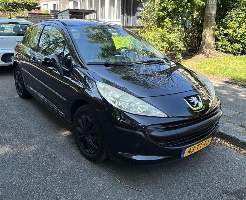 Peugeot 207 1.4 3DRS 2007 Zwart, Auto's, Peugeot, Voorwielaandrijving, Stof, 1360 cc, 4 cilinders