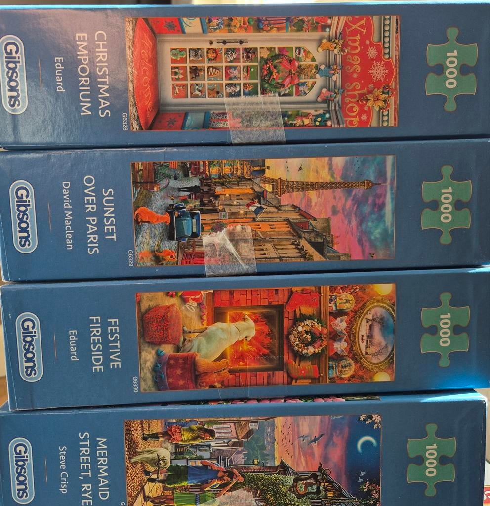 Diverse Gibsons puzzels, Ophalen of Verzenden, 500 t/m 1500 stukjes, Zo goed als nieuw