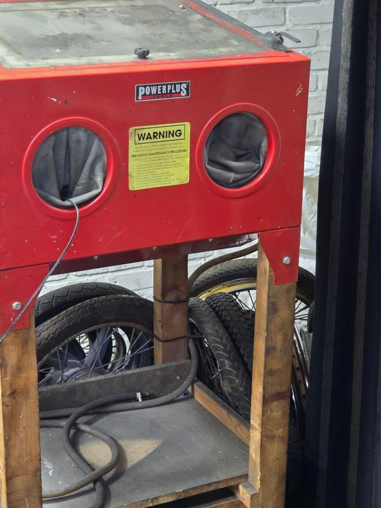 Zand straal kast, Ophalen, Gebruikt, Overige typen