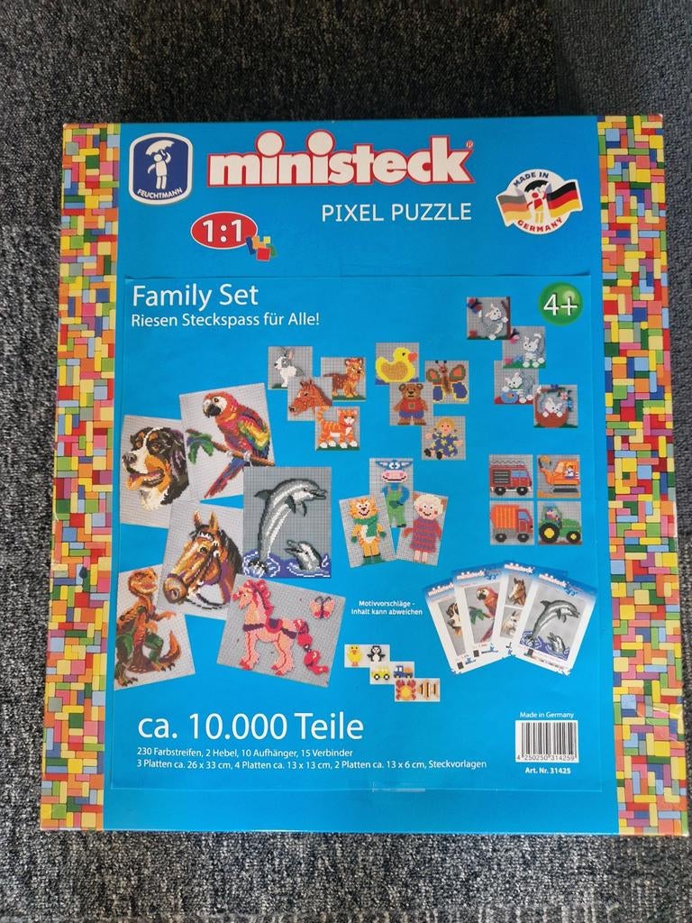 Ministeck Family Set 10.000 stukjes, Hobby en Vrije tijd, Ministeck, Ophalen of Verzenden