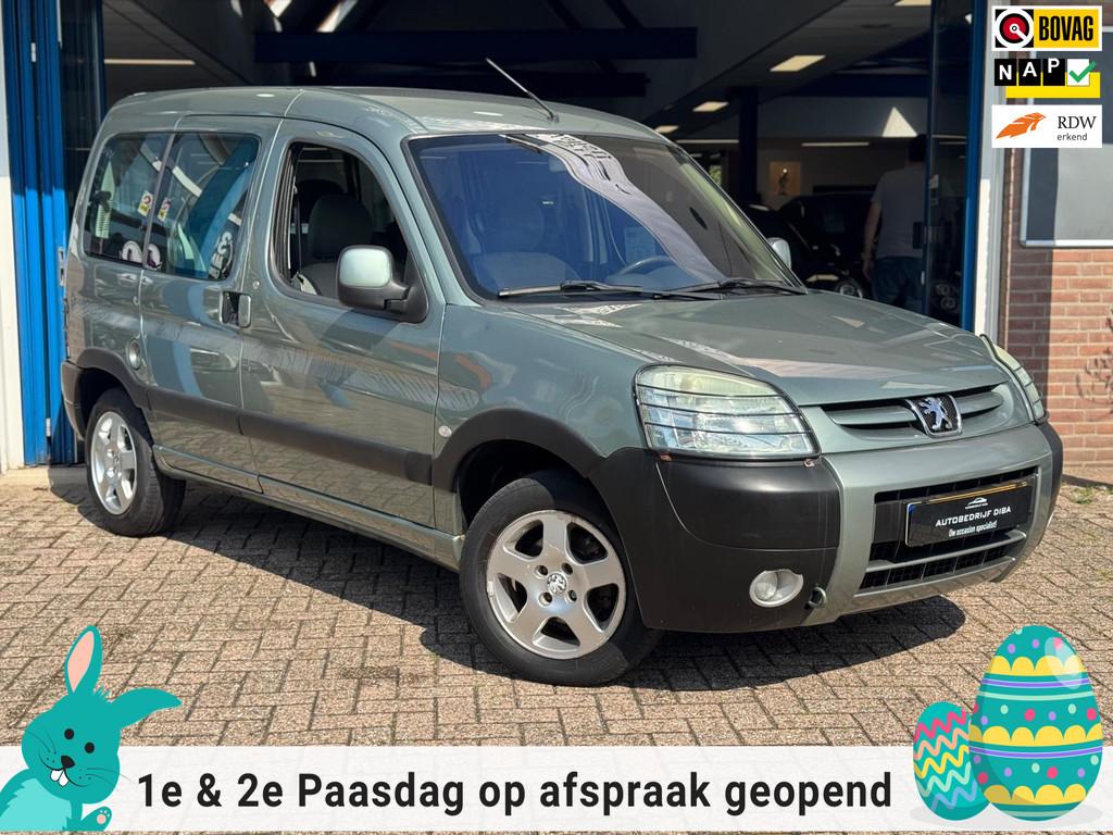 Peugeot Partner MPV 1.6-16V VTC 2004 Trekhaak NAP, Stof, Gebruikt, Zwart, 4 cilinders