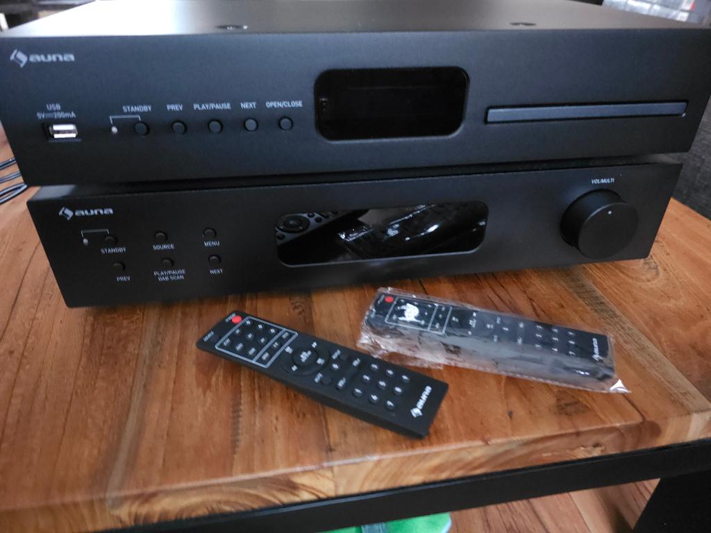 Auna Art22 stereoset met Bluetooth en DAB, Ophalen of Verzenden, Zo goed als nieuw, Cd-speler, Overige merken