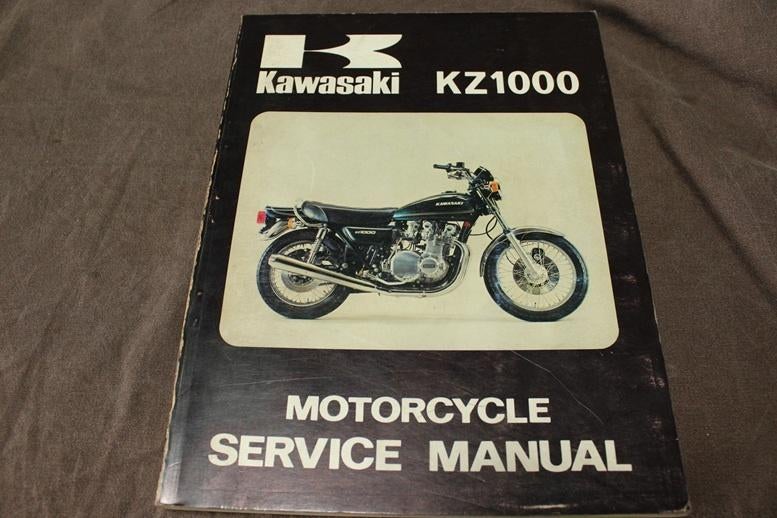 Kawasaki KZ1000 1976 motorcycle service manual KZ 1000, Motoren, Ophalen of Verzenden, Kawasaki