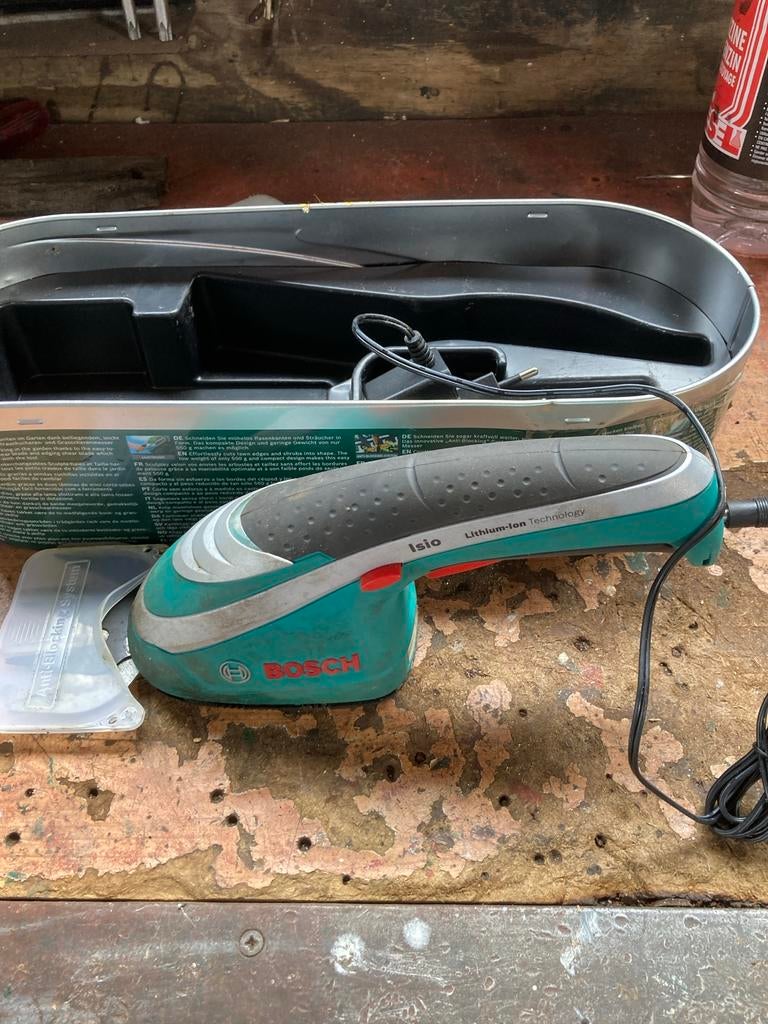 Bosch Isio accuschaar set, Ophalen of Verzenden, Gebruikt, Accu