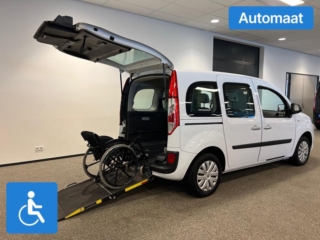 Renault Kangoo Rolstoelauto Automaat, Auto's, Stof, Gebruikt, Wit, Bedrijf