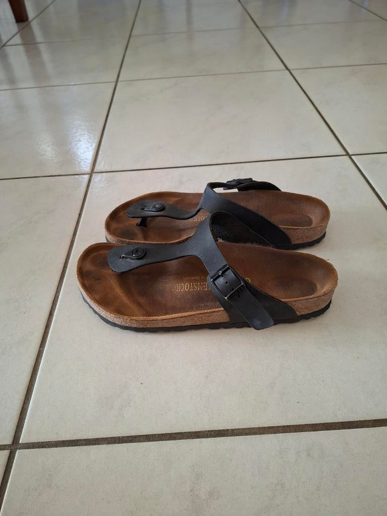 Birckenstock sandalen zwart maat 40, Ophalen of Verzenden, Zo goed als nieuw, Zwart, Sandalen of Muiltjes