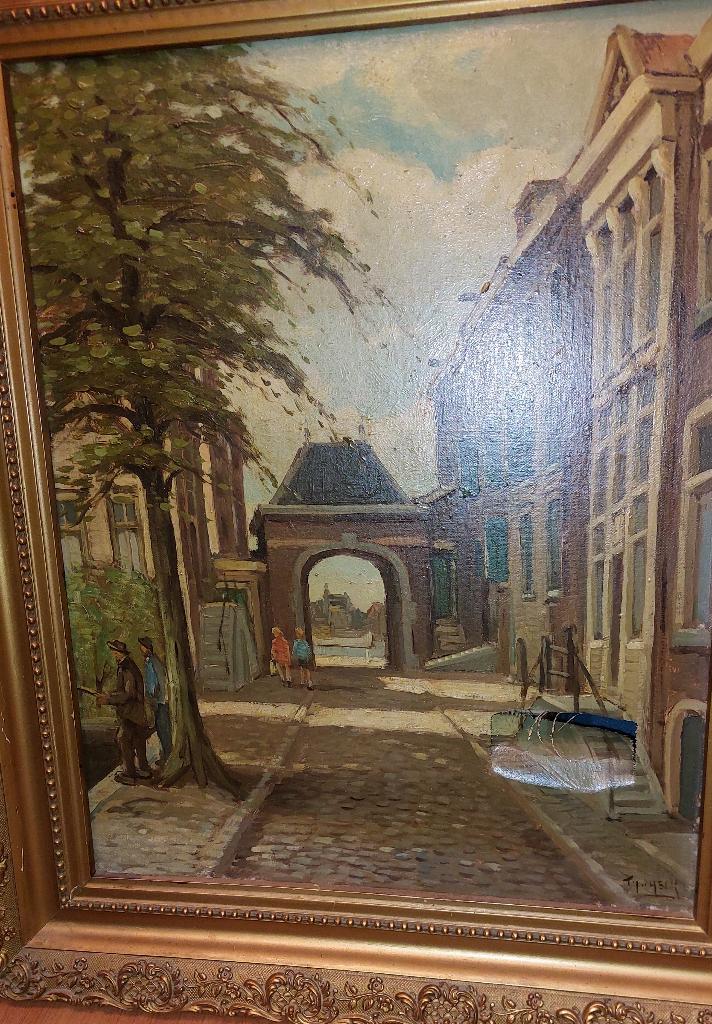 Catharijnepoort Th.van Heck Franken kunst&Antiek Dordrecht, Ophalen